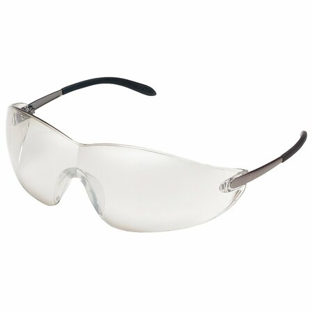 MCR SAFETY Glasses, S21 I/O Clear Mirror Lens, 12PK S2119